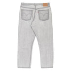 LEVI'S 501 BIG E Jeans Womens Grey Regular Straight W32 L26