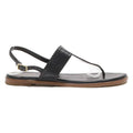 COLE HAAN Strappy Sandals Black Leather Womens UK 5.5