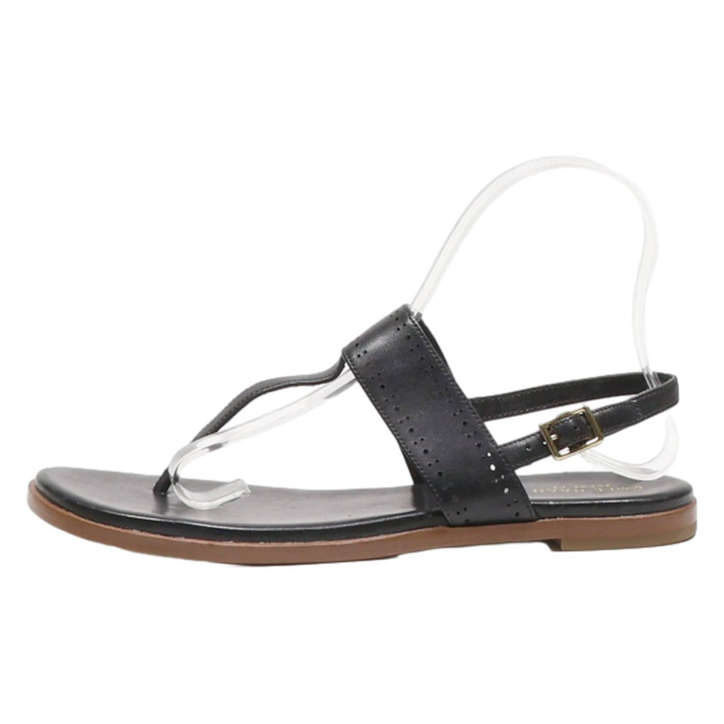 COLE HAAN Strappy Sandals Black Leather Womens UK 5.5