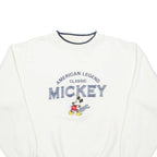 MICKEY & CO Mickey Mouse Womens Sweatshirt Cream L