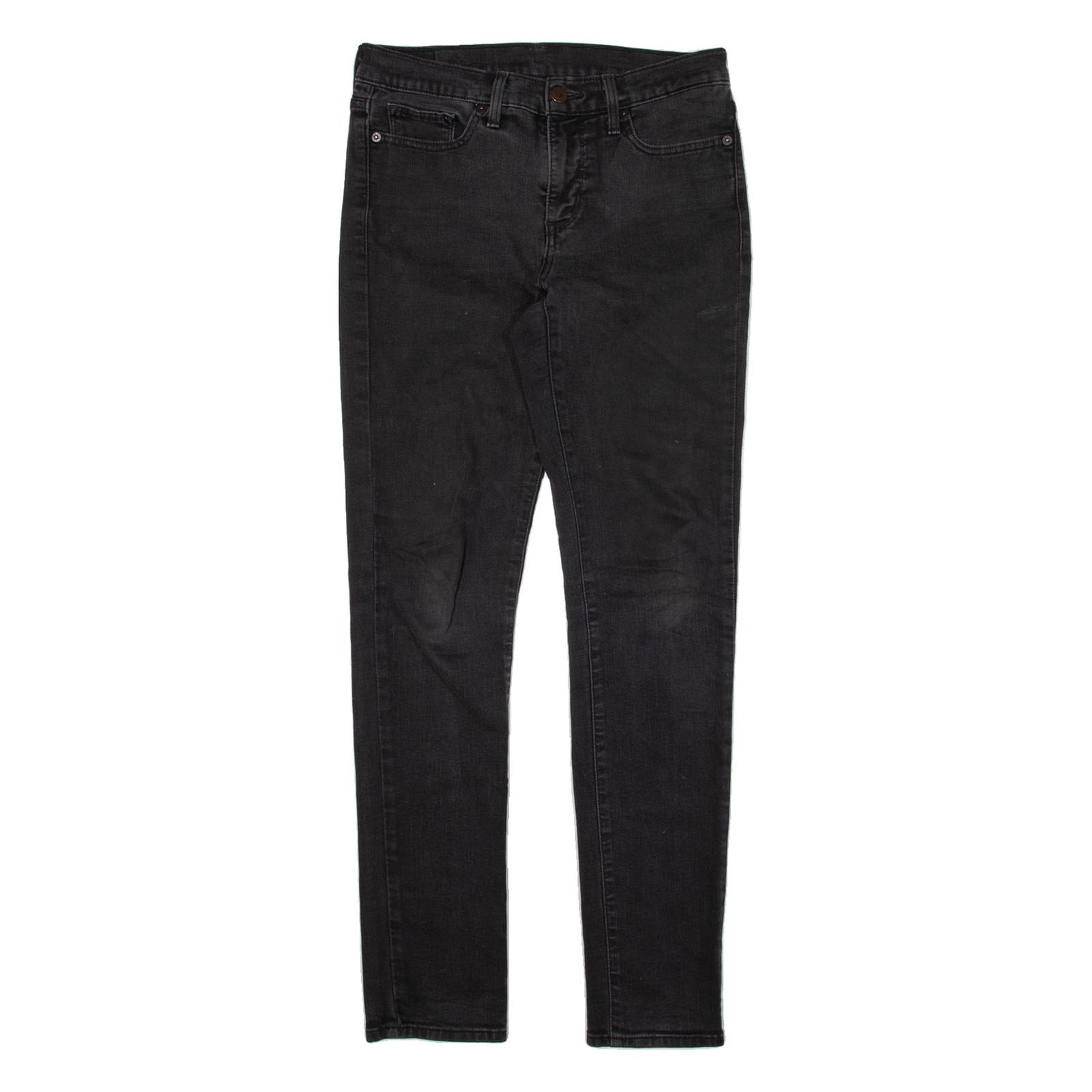 LEVI'S Womens Jeans Black Slim Skinny W28 L32