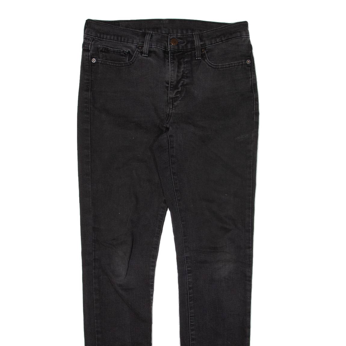 LEVI'S Womens Jeans Black Slim Skinny W28 L32