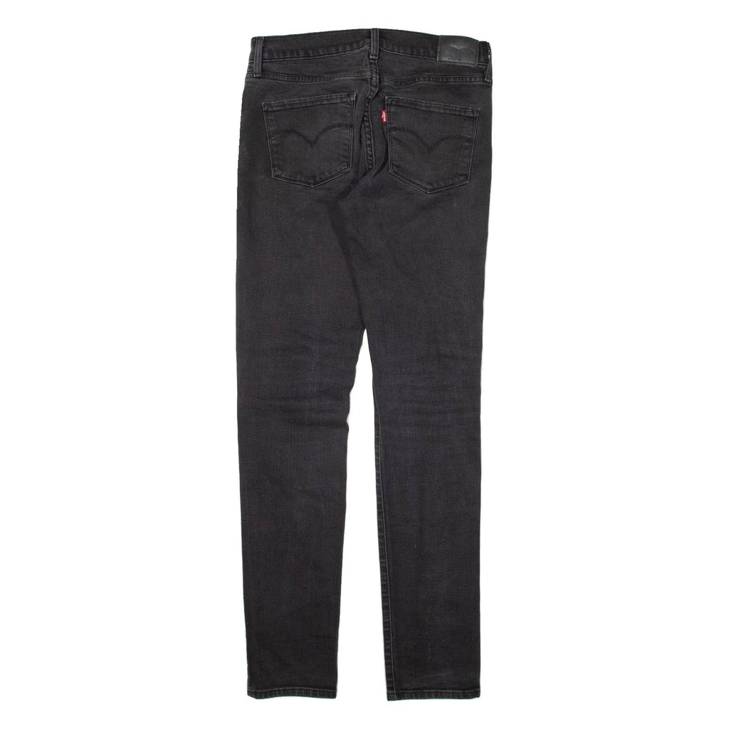 LEVI'S Womens Jeans Black Slim Skinny W28 L32