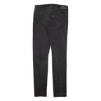 LEVI'S Womens Jeans Black Slim Skinny W28 L32