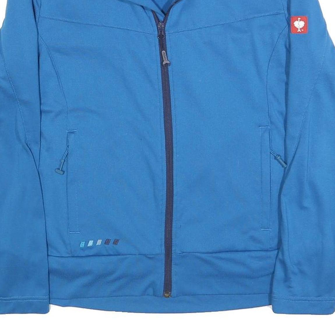 ENGELBERT STRAUSS Womens Blue Polyester Blend Zip Jacket L Workwear Outerwear