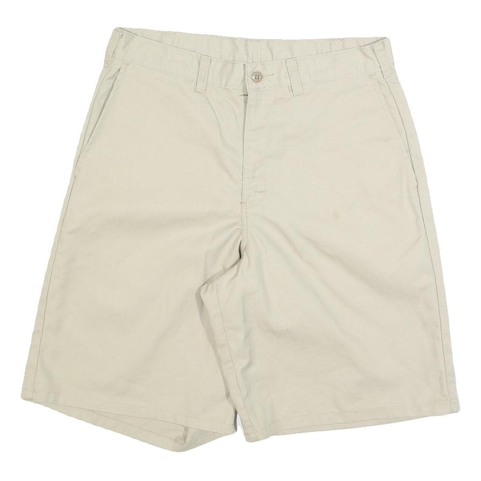 DICKIES Mens Shorts Beige Casual Plain M W32 Comfortable Cotton Blend
