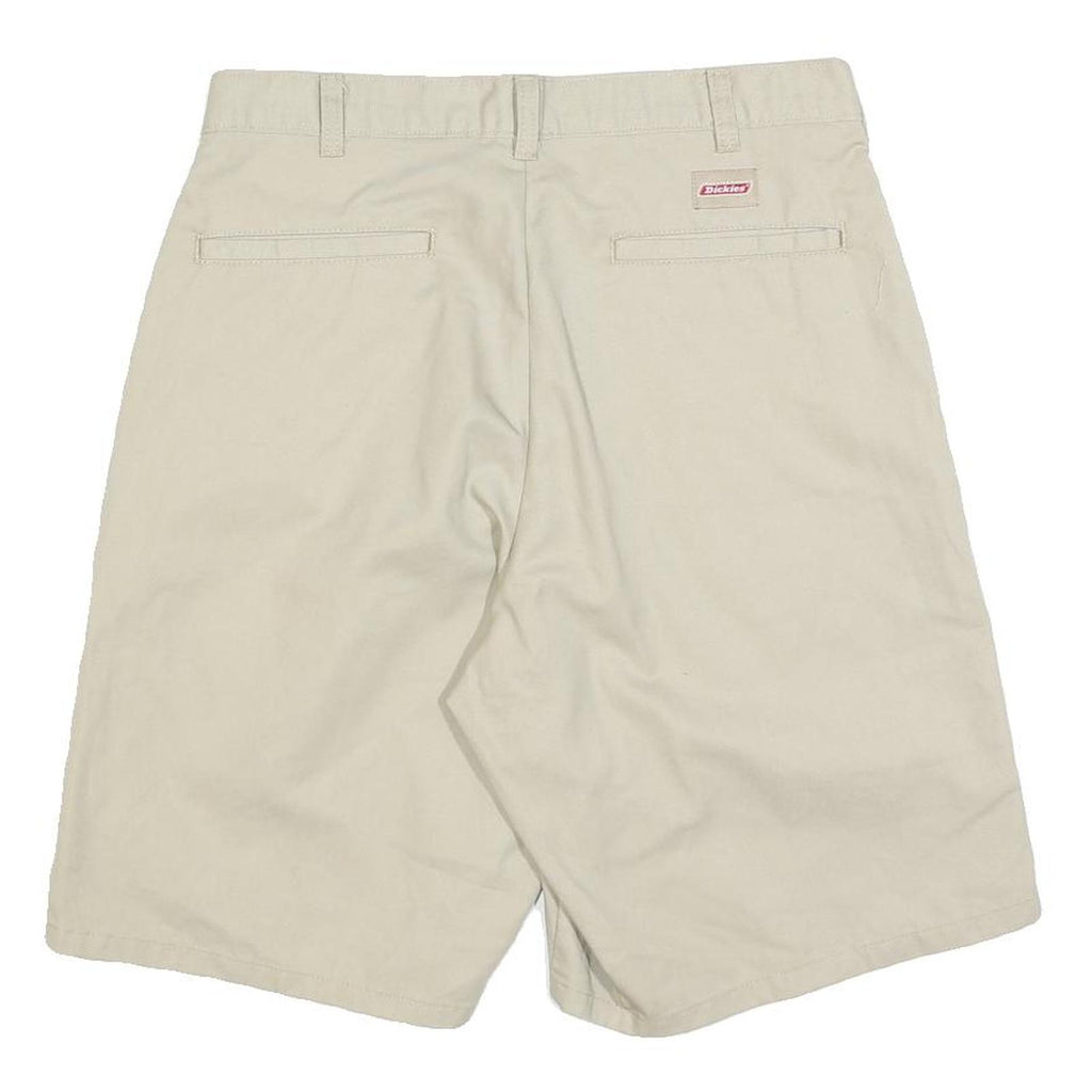 DICKIES Mens Shorts Beige Casual Plain M W32 Comfortable Cotton Blend