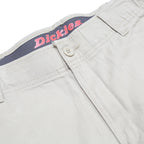 DICKIES Mens Cotton Blend Beige Regular Cargo Trousers W32 L30 Workwear Zip