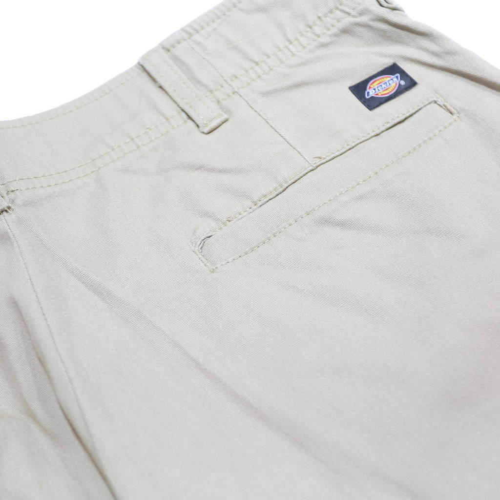 DICKIES Mens Cotton Blend Beige Regular Cargo Trousers W32 L30 Workwear Zip