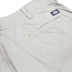 DICKIES Mens Cotton Blend Beige Regular Cargo Trousers W32 L30 Workwear Zip