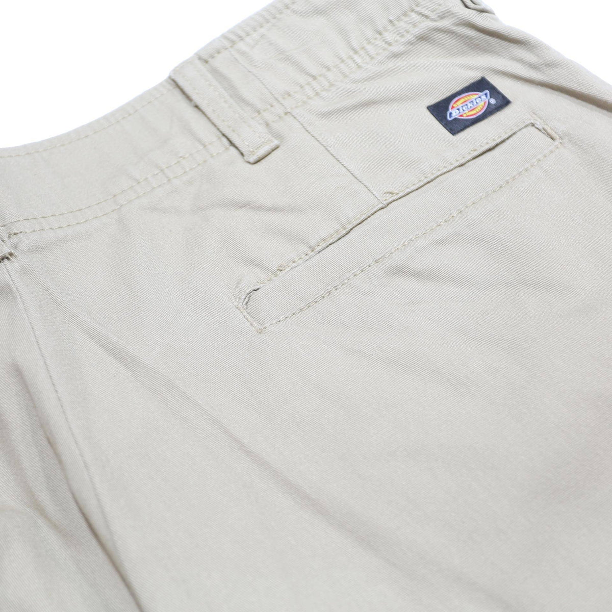 DICKIES Mens Cotton Blend Beige Regular Cargo Trousers W32 L30 Workwear Zip