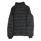 NAUTICA Womens Black Puffer Jacket L Polyester Zip Casual Quilted Winter Warm