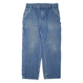 CARHARTT Mens Jeans Blue Regular Straight W36 L30