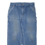 CARHARTT Mens Jeans Blue Regular Straight W36 L30