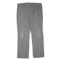 DICKIES Mens Jeans Grey Regular Straight Denim Good W40 L32 Workwear Zip