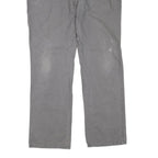 DICKIES Mens Jeans Grey Regular Straight Denim Good W40 L32 Workwear Zip