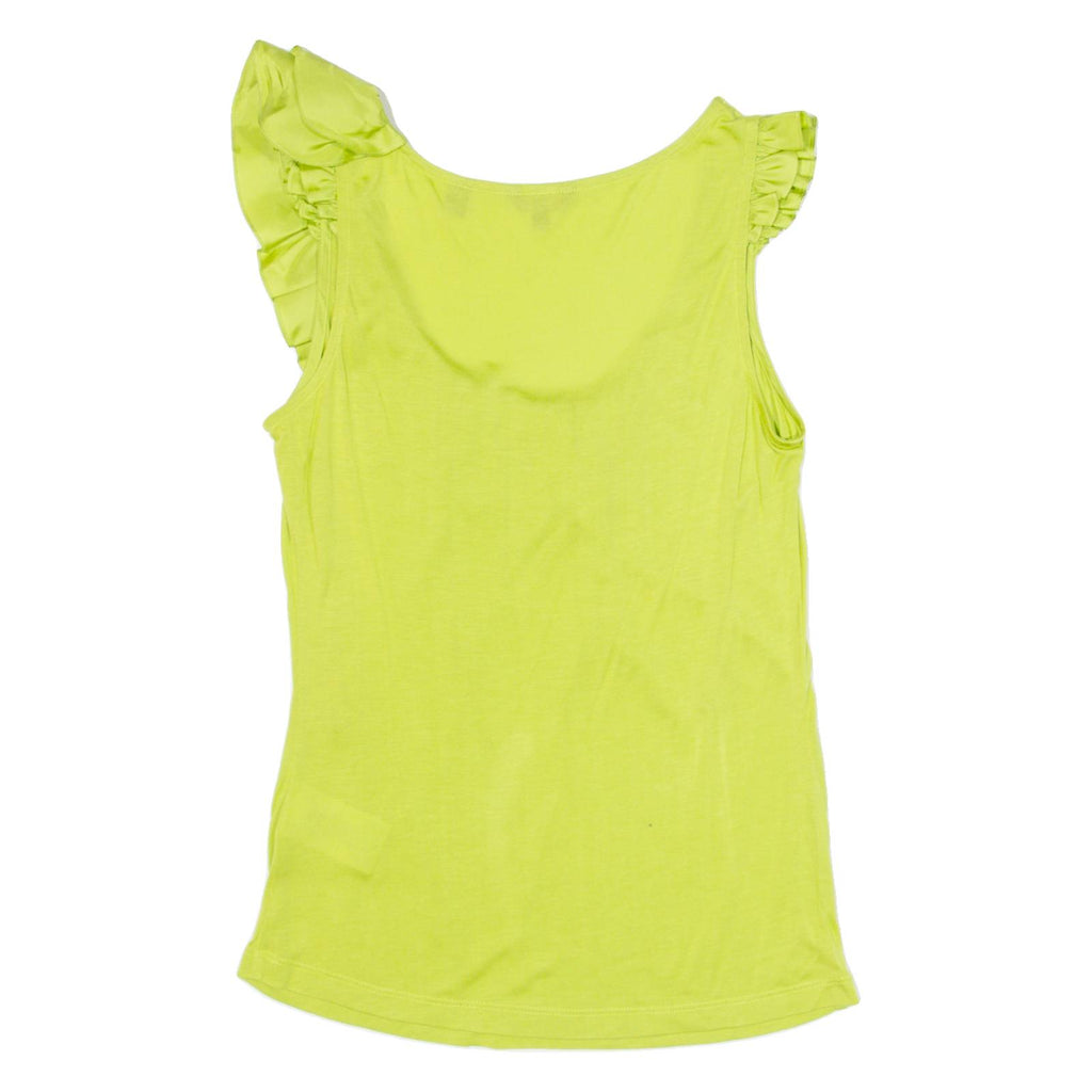 TED BAKER Womens Vest Green Sleeveless S