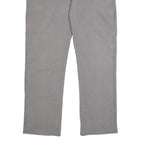DICKIES Mens Cotton Blend Grey Regular Straight Trousers W38 L29 Workwear Casual