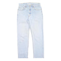 LEVI'S Mens Light Blue Regular Fit Straight Leg Cotton Blend Trousers W32 L30
