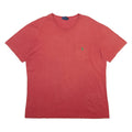 POLO RALPH LAUREN Mens T-Shirt Red L