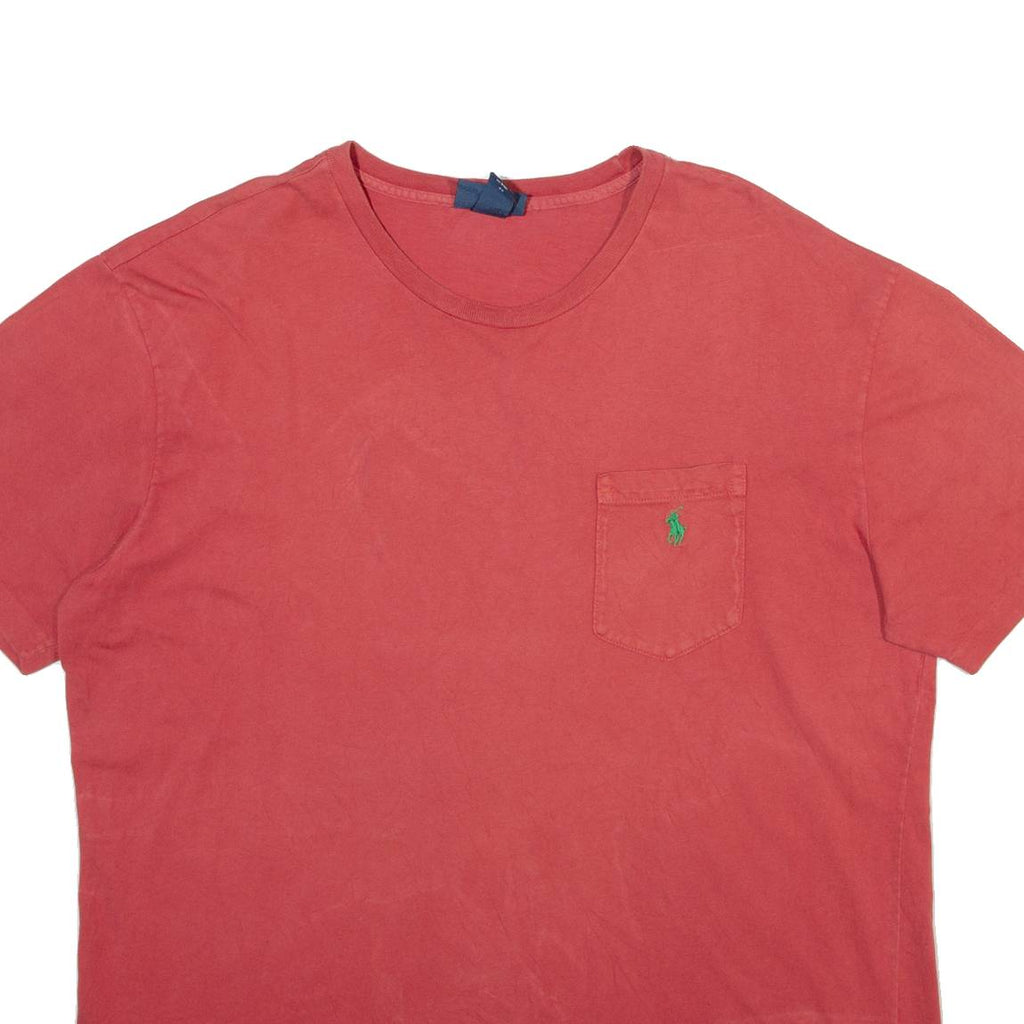 POLO RALPH LAUREN Mens T-Shirt Red L