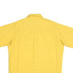 MARLBORO Mens Yellow Cotton Shirt L Short Sleeve Casual Classic