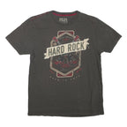 HARD ROCK CAFE Womens Black Graphic T-Shirt M Short Sleeve Crew Neck Cotton