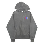 CHAMPION REVERSE WEAVE Mens Grey Hoodie S Cotton Blend Pullover Drawstring