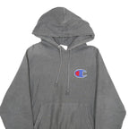 CHAMPION REVERSE WEAVE Mens Grey Hoodie S Cotton Blend Pullover Drawstring