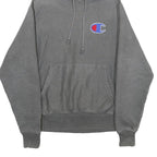 CHAMPION REVERSE WEAVE Mens Grey Hoodie S Cotton Blend Pullover Drawstring