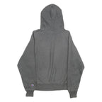 CHAMPION REVERSE WEAVE Mens Grey Hoodie S Cotton Blend Pullover Drawstring