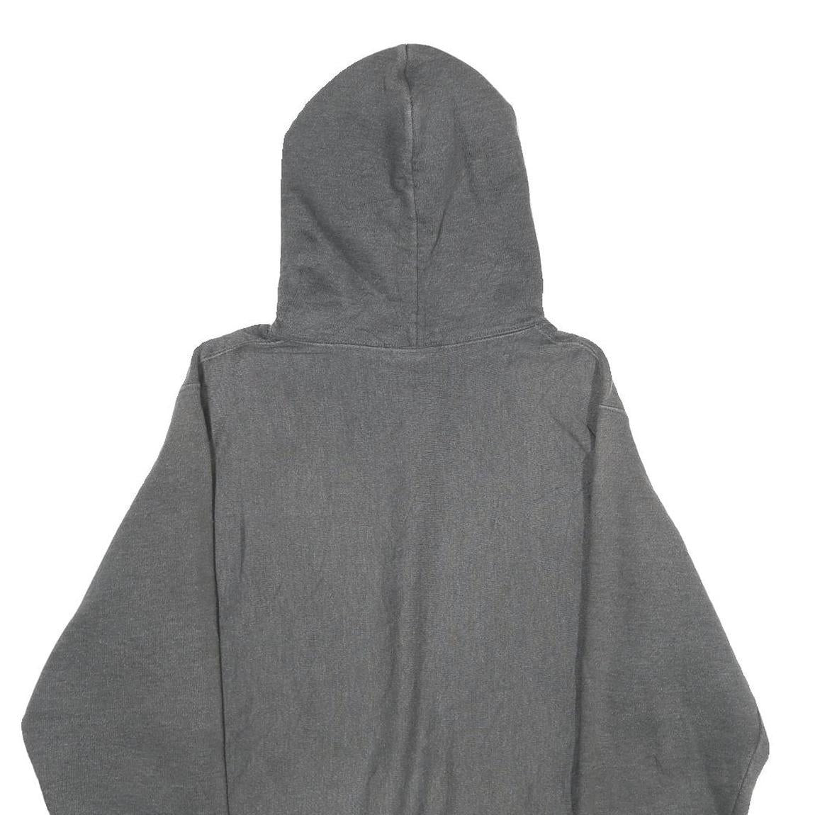 CHAMPION REVERSE WEAVE Mens Grey Hoodie S Cotton Blend Pullover Drawstring