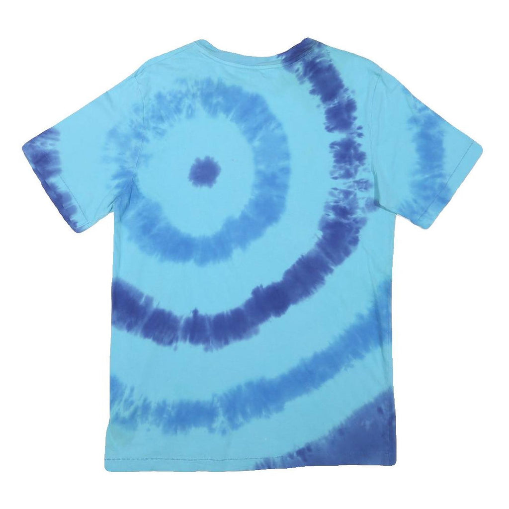 CIROQ Mens Blue Tie Dye T-Shirt XL Short Sleeve Crew Neck Casual Cotton Blend
