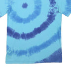 CIROQ Mens Blue Tie Dye T-Shirt XL Short Sleeve Crew Neck Casual Cotton Blend