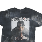 POETIC JUSTICE Mens Black Graphic T-Shirt XL Short Sleeve Crew Neck Cotton Blend