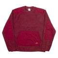 NIKE Fleece Mens Sweatshirt Red M