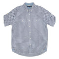 TOMMY HILFIGER Mens Shirt Blue Check M