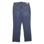 LEVI'S 505 Womens Jeans Blue Regular Straight Denim Medium W29 L30 Zip Cotton