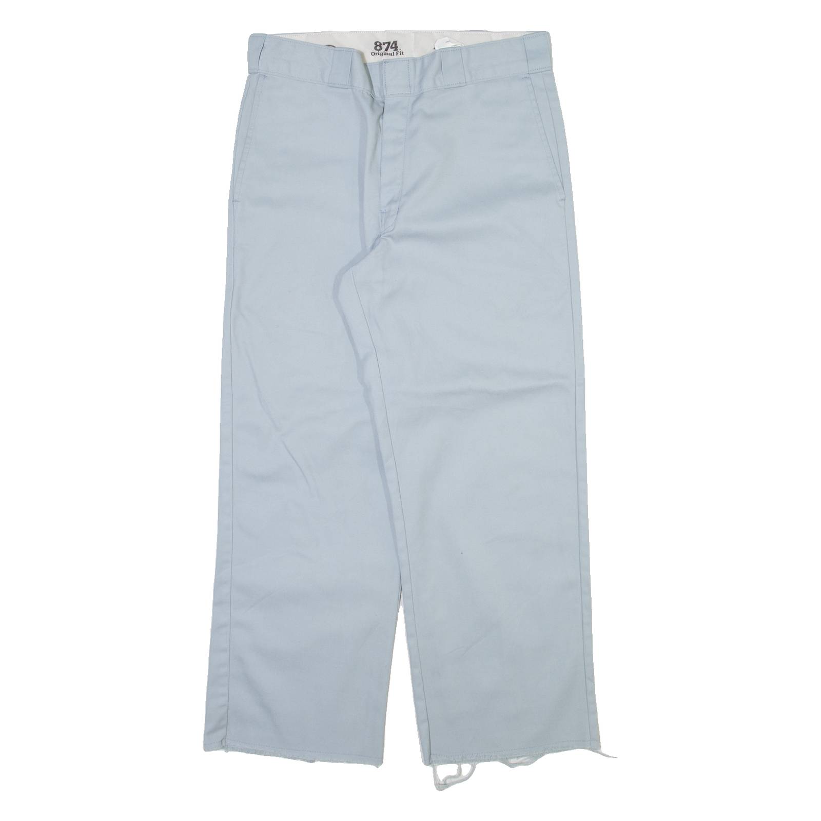 DICKIES 874 Workwear Mens Trousers Blue Regular Straight W32 L27