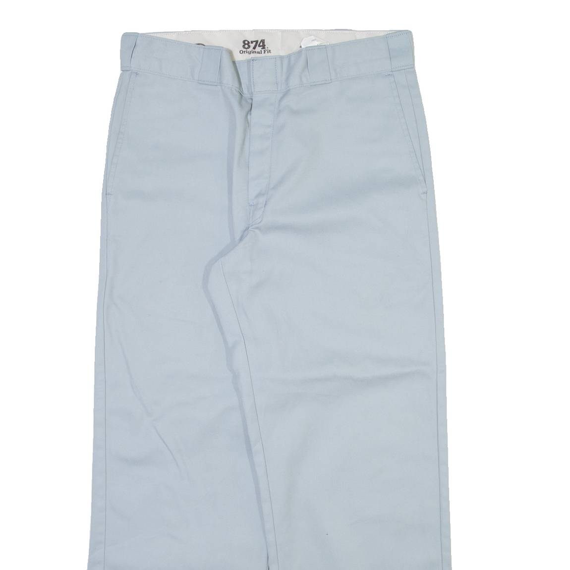DICKIES 874 Workwear Mens Trousers Blue Regular Straight W32 L27