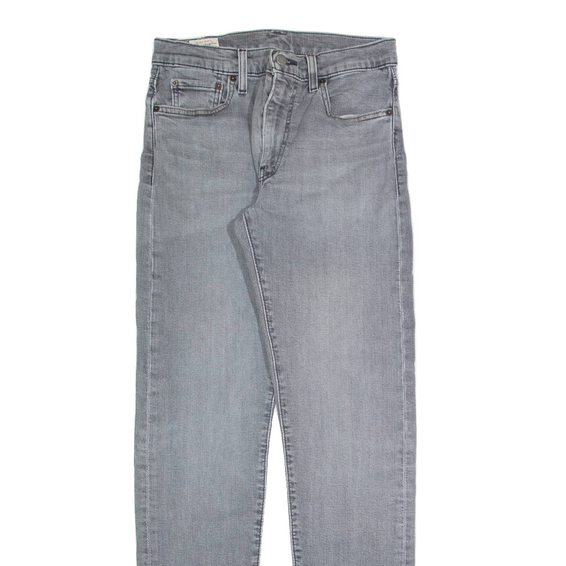 LEVI'S 512 BIG E Mens Trousers Grey Slim Tapered W29 L32