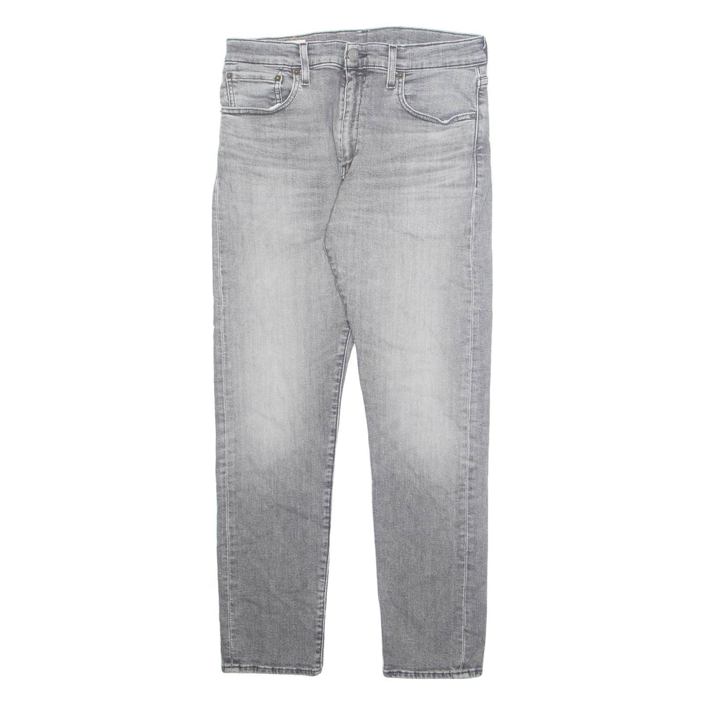 LEVI'S 512 BIG E Jeans Mens Grey Slim Tapered Stone Wash W31 L30