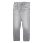 LEVI'S 512 BIG E Jeans Mens Grey Slim Tapered Stone Wash W31 L30