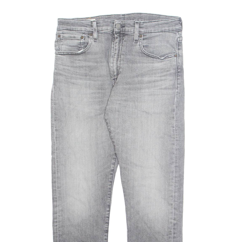 LEVI'S 512 BIG E Jeans Mens Grey Slim Tapered Stone Wash W31 L30