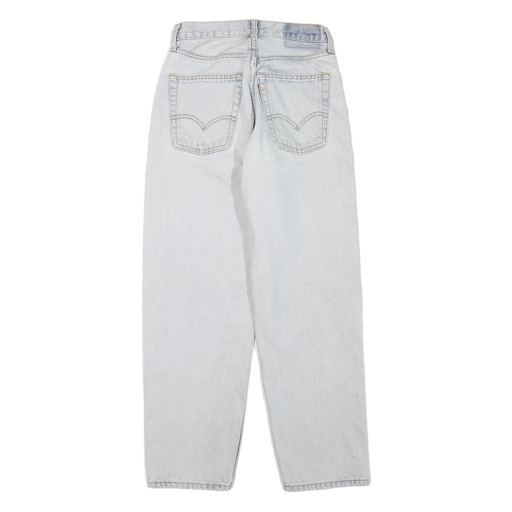 LEVI'S Womens Regular Fit Blue Denim Jeans W26 L27 Button Closure Classic Style