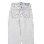 LEVI'S Womens Regular Fit Blue Denim Jeans W26 L27 Button Closure Classic Style