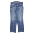 WRANGLER Mens Regular Fit Blue Denim Jeans W31 L30 Classic Zip Closure
