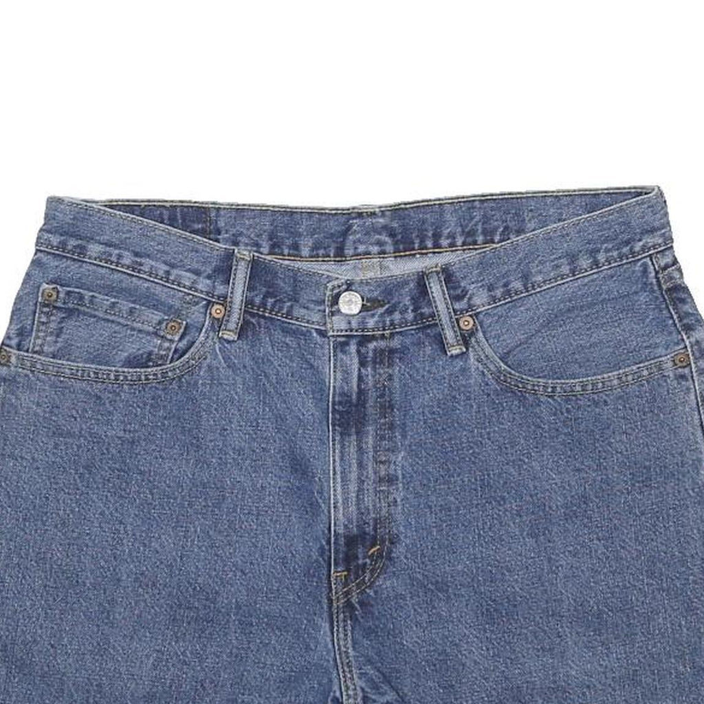 LEVI'S Womens Denim Blue Casual Shorts XL W36 505 Classic Fit Cotton