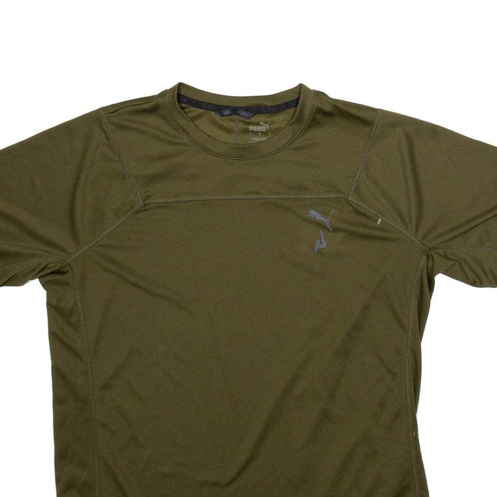 PUMA Mens T-Shirt Green S