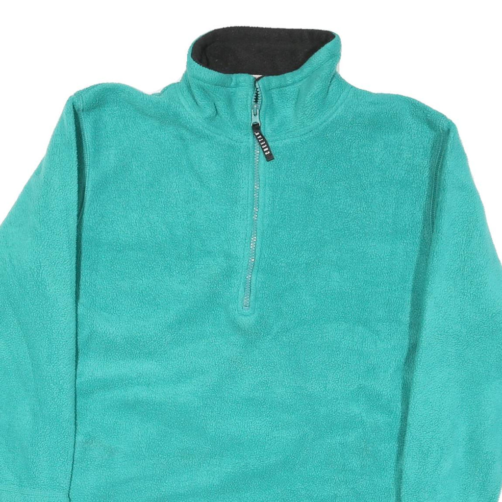 CHEETAH Mens Blue Jacket S Polyester Blend Plain Zip Casual Outdoor Warm